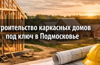 SEO-посадочная страница под услугу строительства каркасных домов под ключ в Московской области