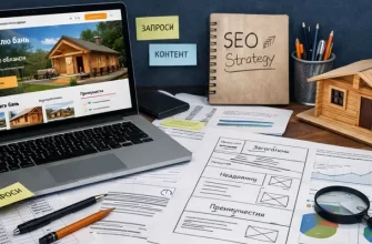 Кейс веб-студии: создание посадочной страницы под услугу строительства бань под ключ в Московской области