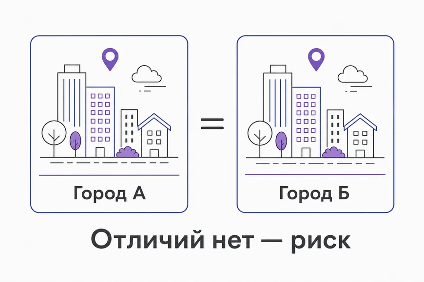 Проверка региональных страниц Проверка региональных страниц: чем отличается страница одного города от страницы другого